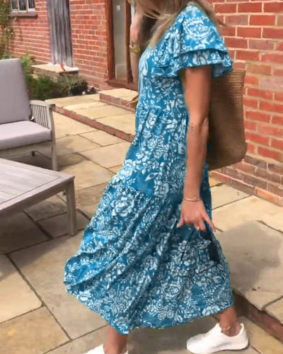 Floral Print Maxi Dress