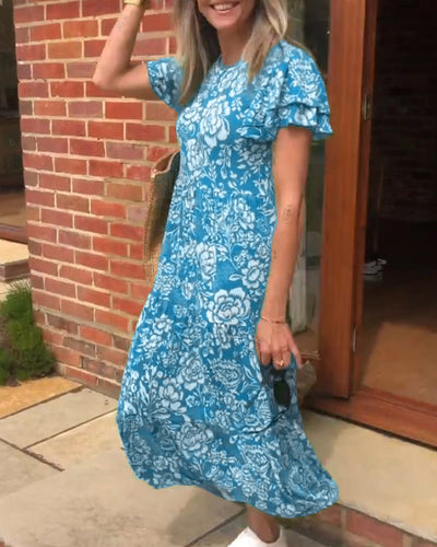 Floral Print Maxi Dress