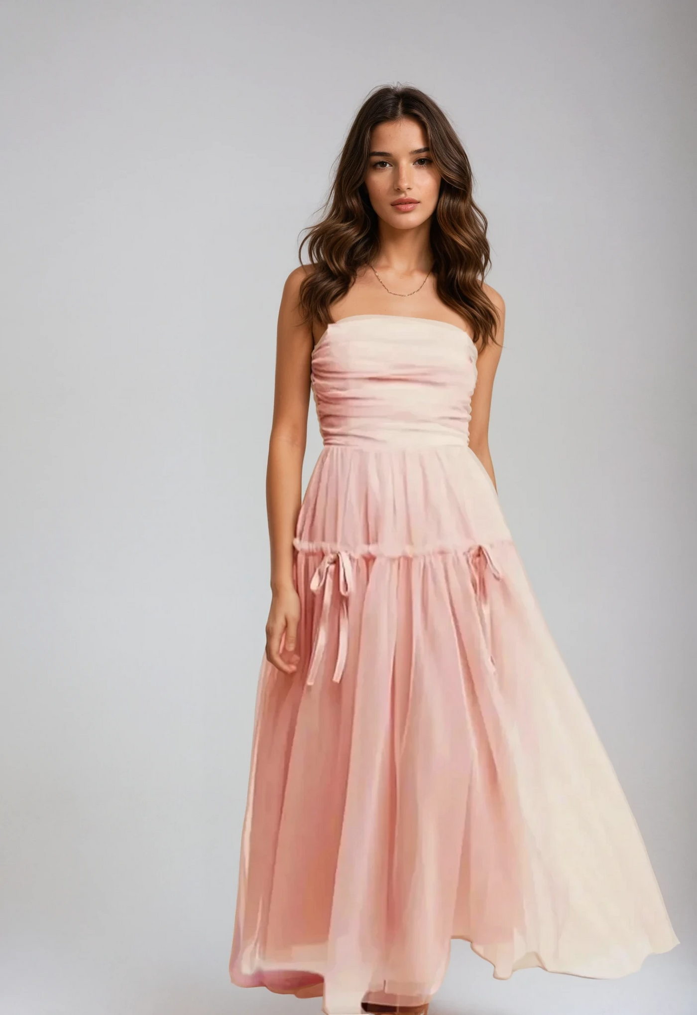 Anastasia | Mesh Maxi Dress