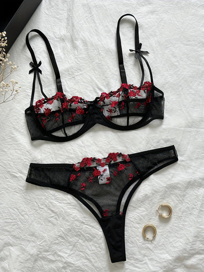 Calyra | Embroidered Lingerie
