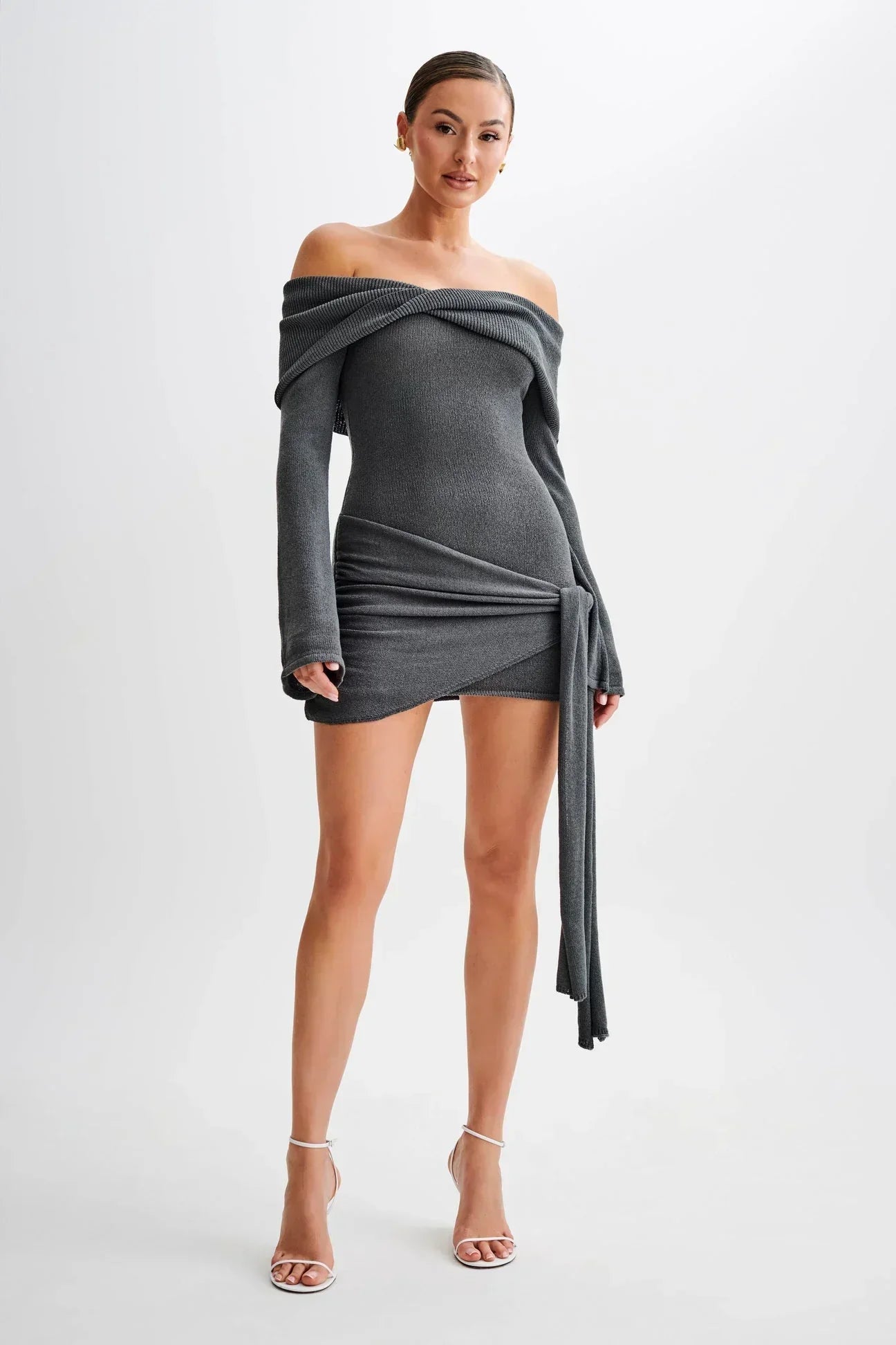 Knitted mini dress "Garden Party" – Elegant & refined