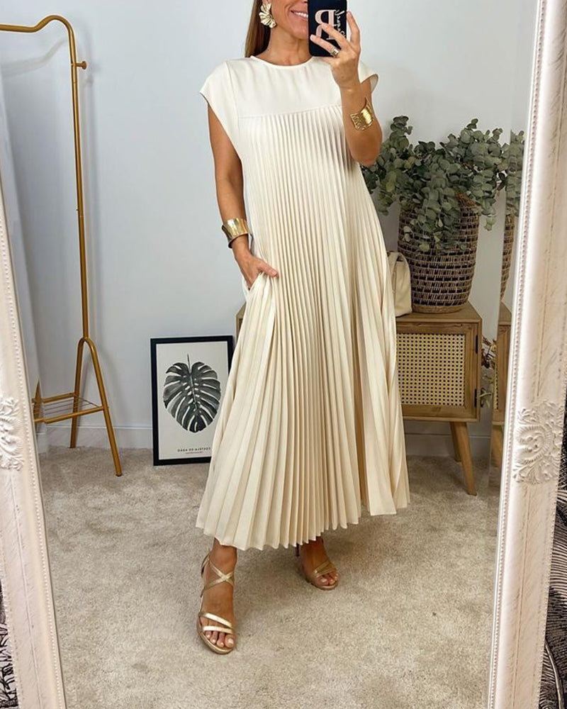 Amelia - Pleated Dress