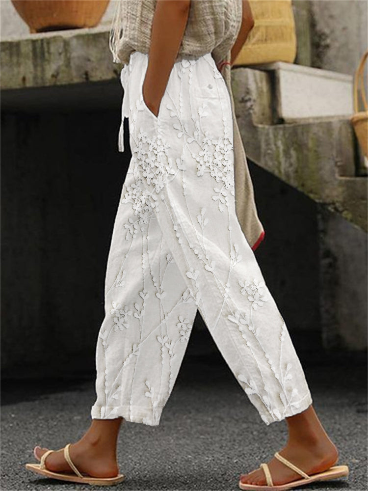Wijn-Print Leggings