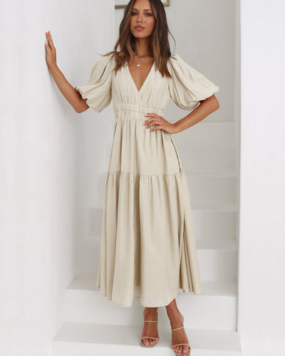 Enola | Puff Sleeve Dress