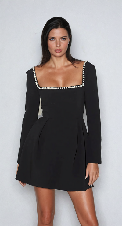 Cyrillae | Pleated Mini Dress