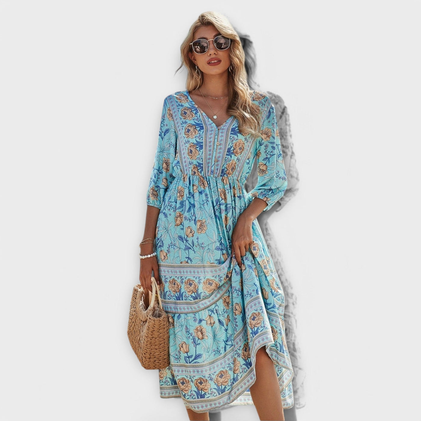Xandra - Floral Print Dress