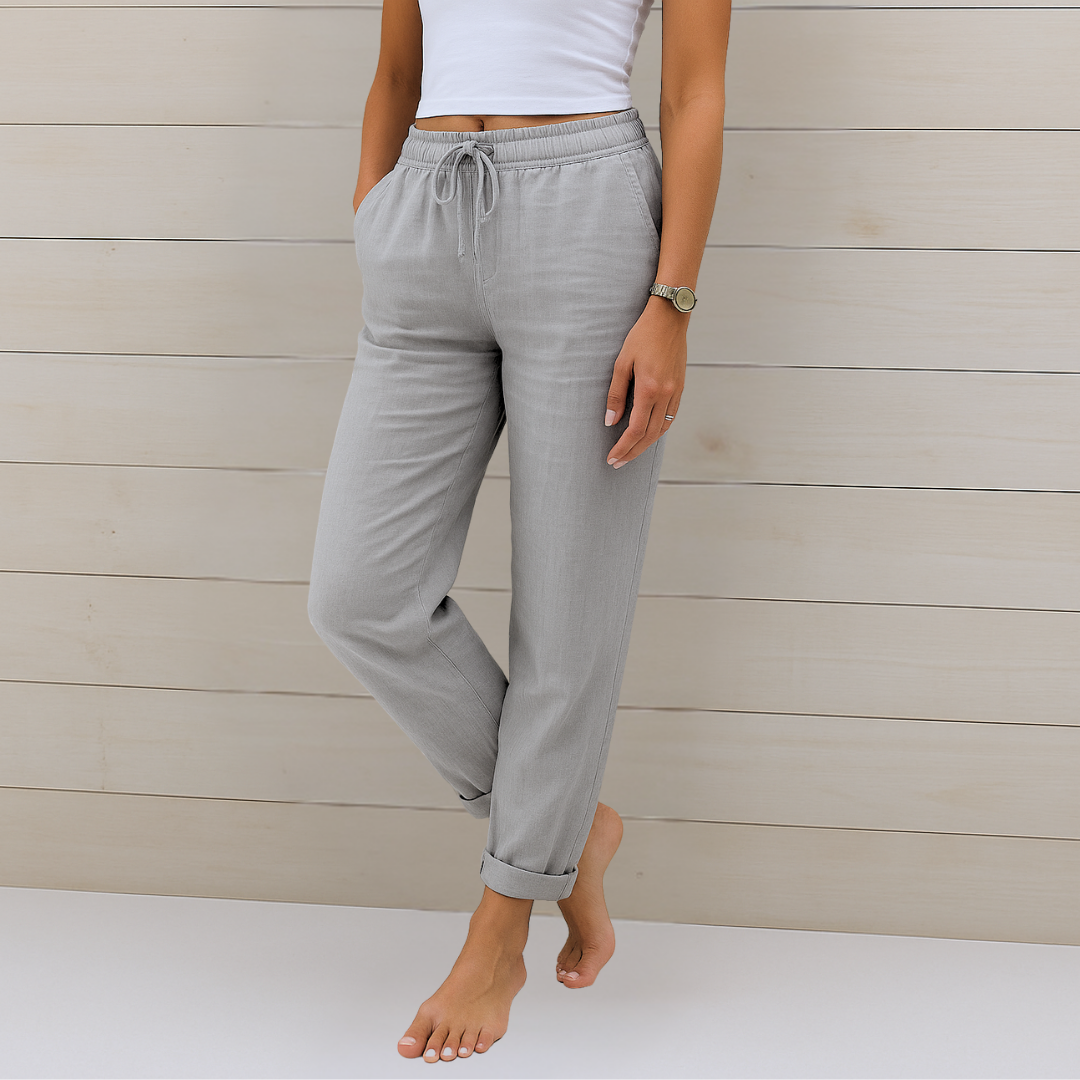 Premium Linen Stretch Pants