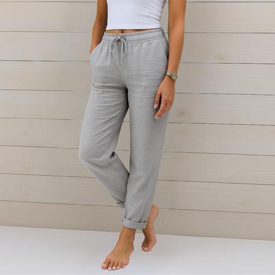 Premium Linen Stretch Pants