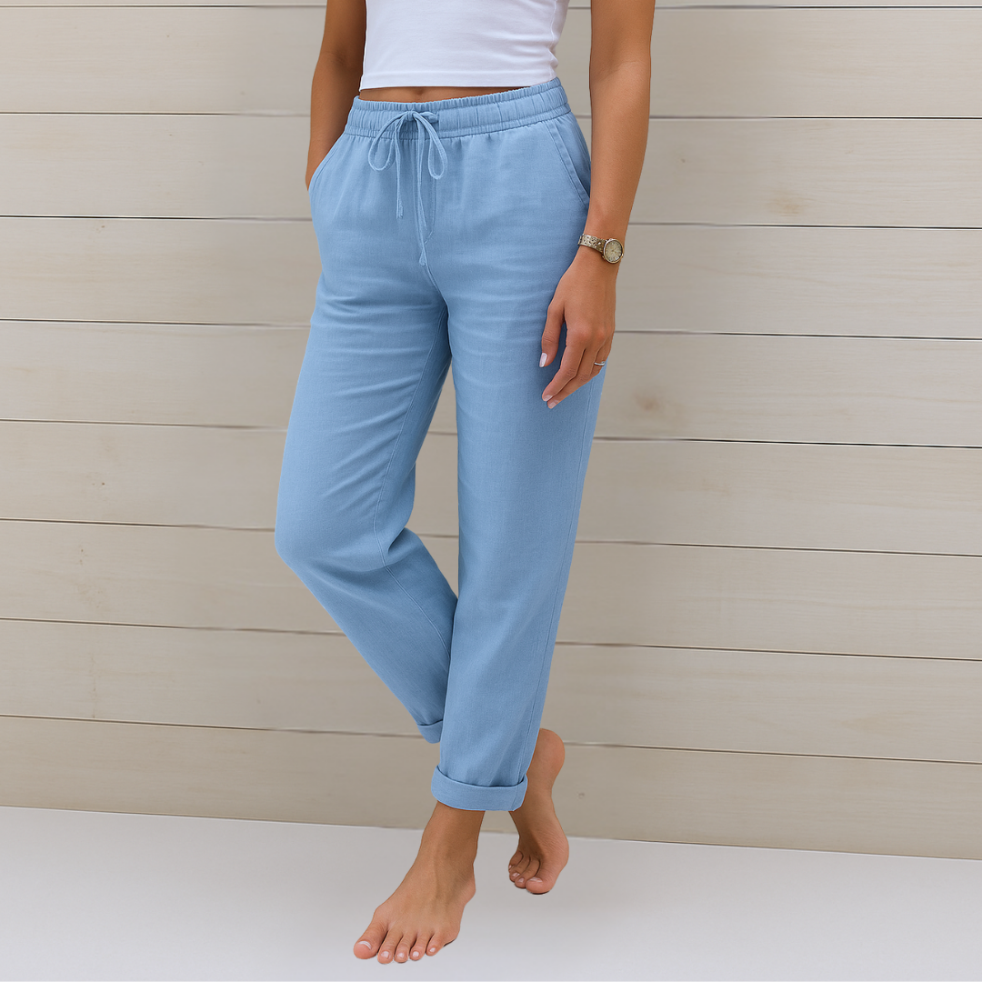 Premium Linen Stretch Pants
