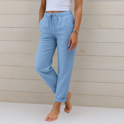 Premium Linen Stretch Pants