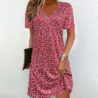 Casual Outing Timeless Dress - Flowy