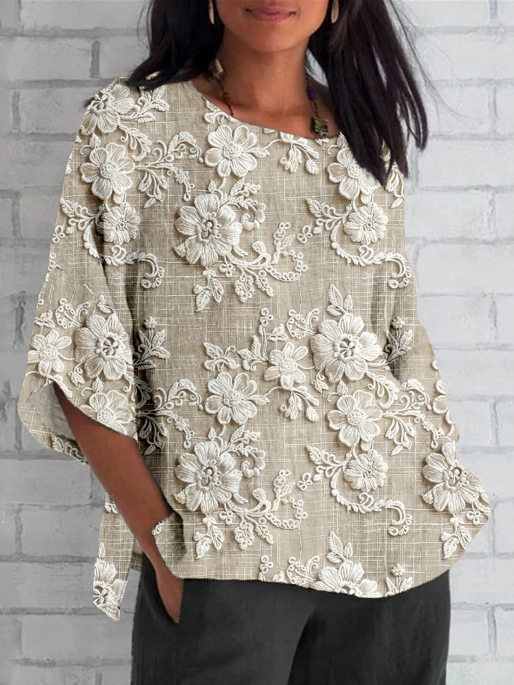 Retro Printed Top