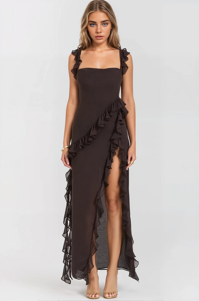 Ruffled Maxi Dress - Mia