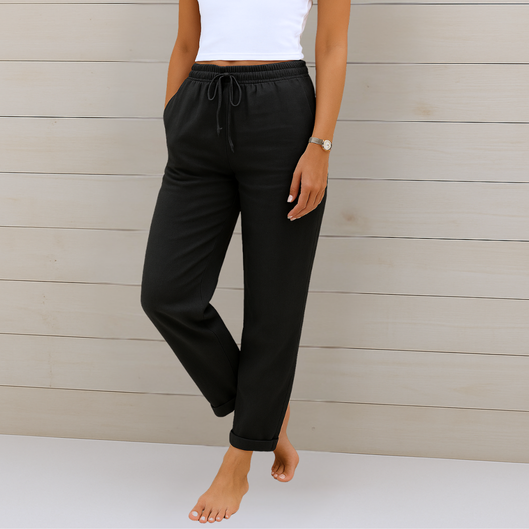 Premium Linen Stretch Pants