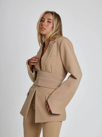 Elena | Blazer met Ceintuur