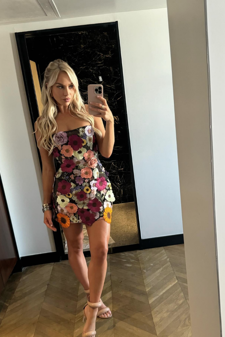 Arinze | Floral Corset Dress