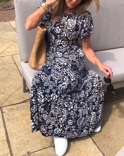 Floral Print Maxi Dress
