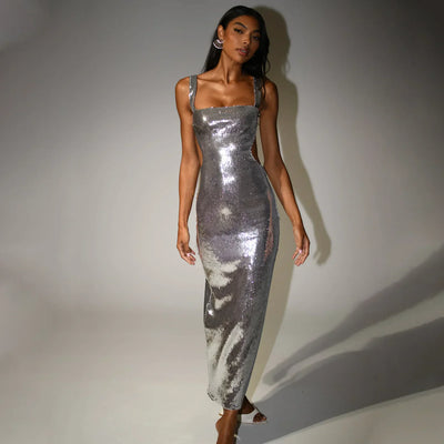 Zynara | Shimmer Maxi Dress