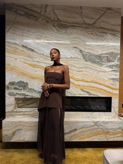 Elodie | Strapless Gown