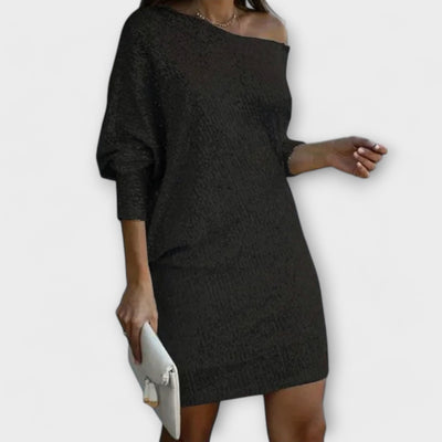 Sequin Contrast Dress