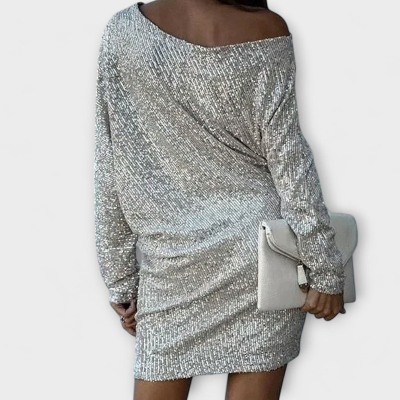 Sequin Contrast Dress
