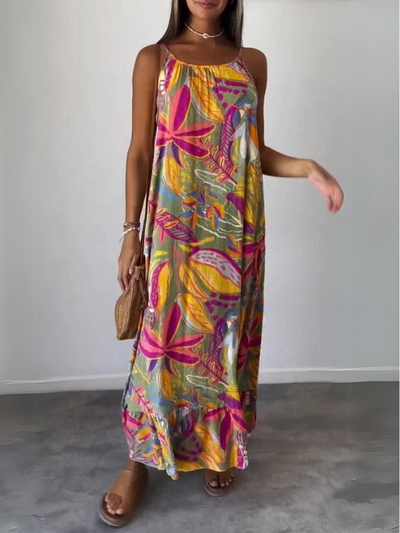 Comfortable Floral Dress