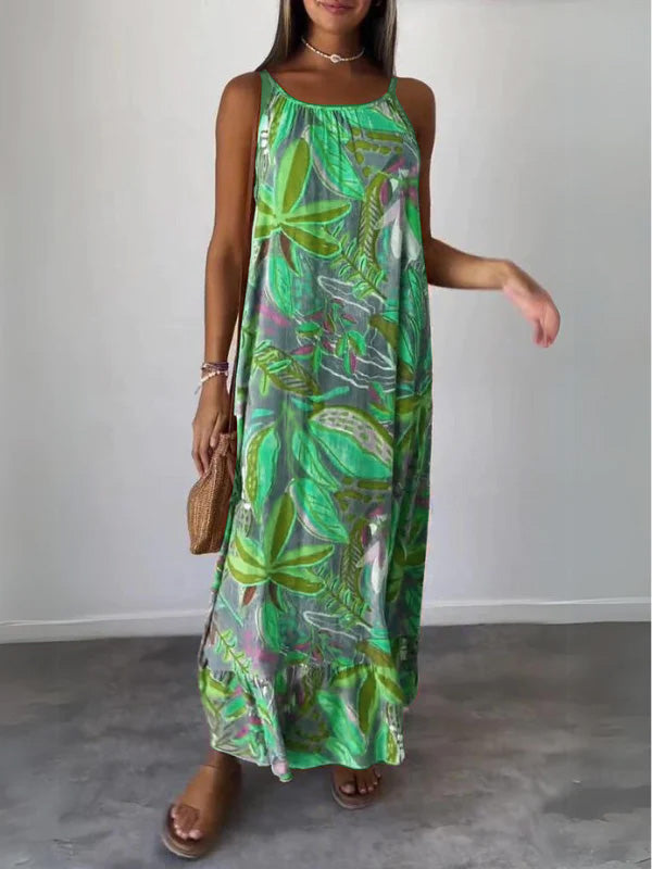 Comfortable Floral Dress