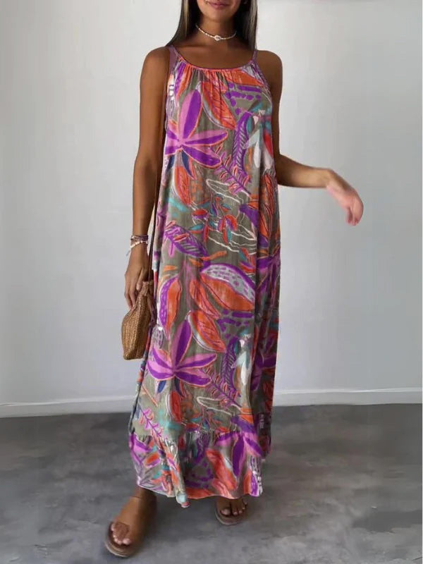 Comfortable Floral Dress