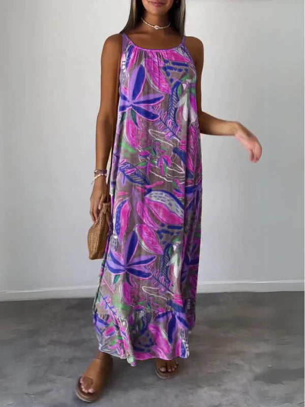 Comfortable Floral Dress