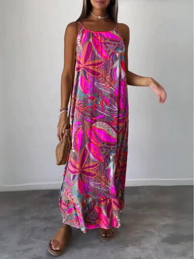 Comfortable Floral Dress
