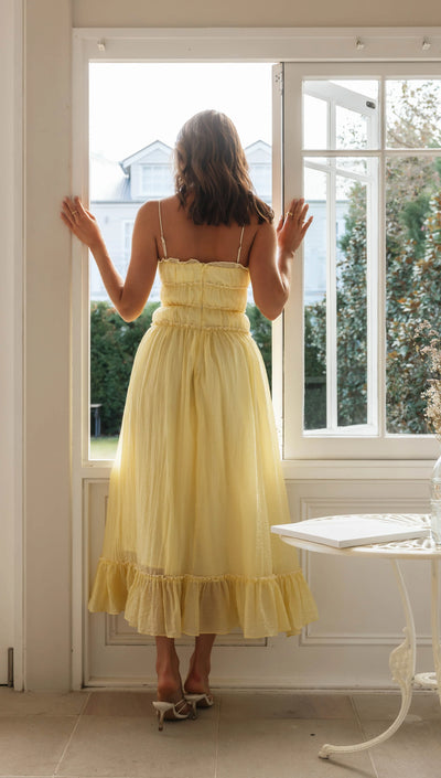 Grace | Ruffle Maxi Set