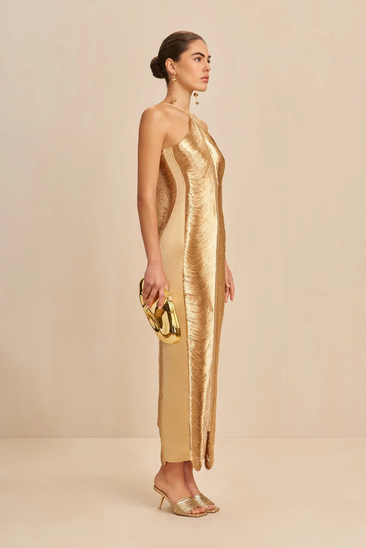 Verity | Fringe Gown