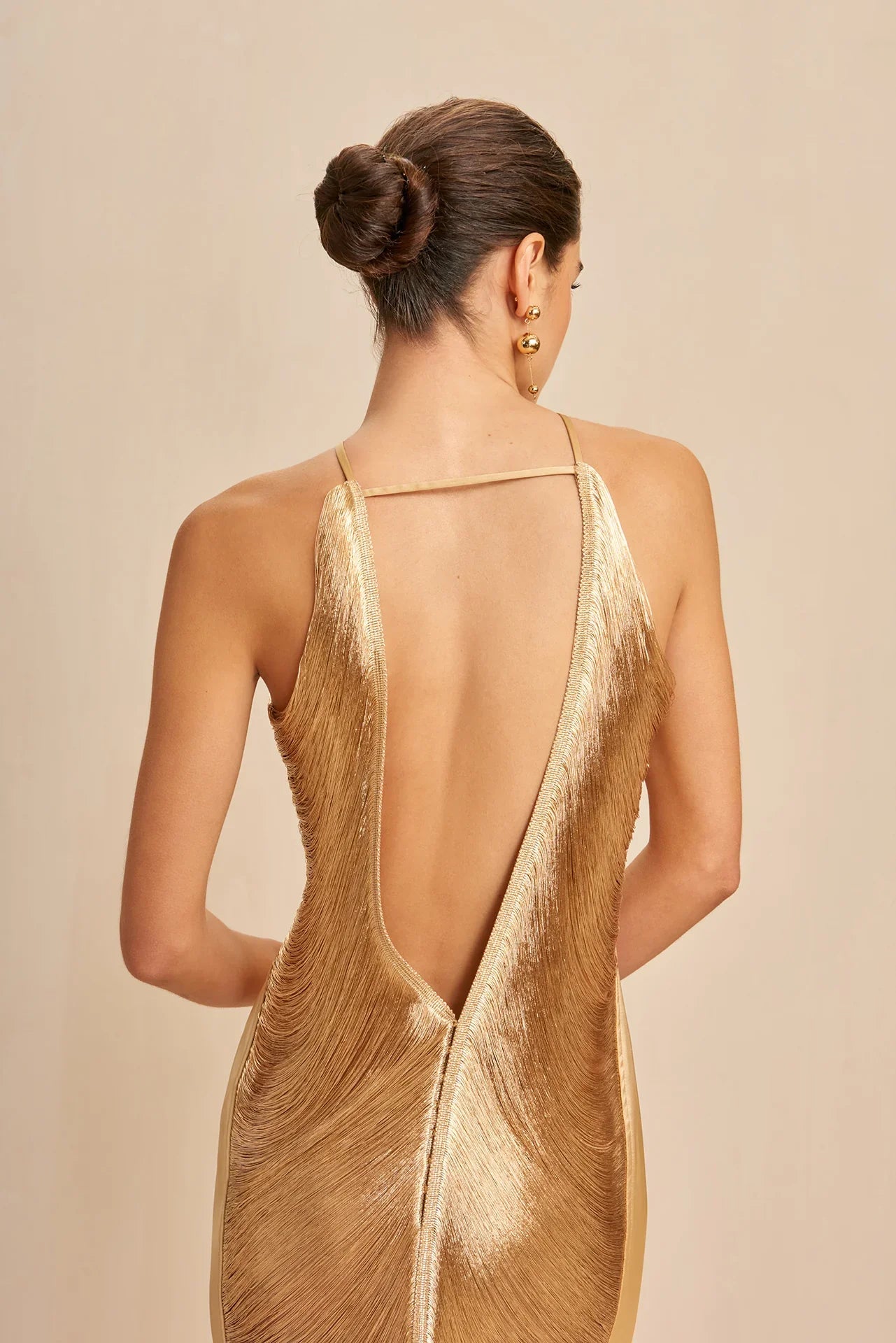 Verity | Fringe Gown