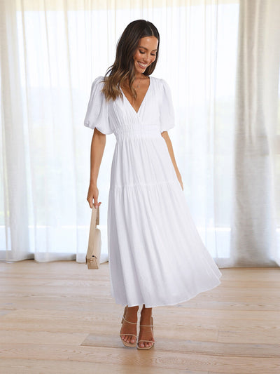 Enola | Puff Sleeve Dress