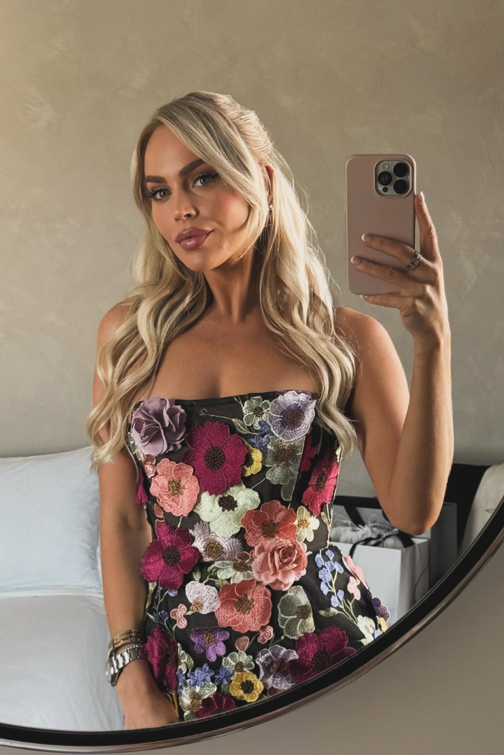 Arinze | Floral Corset Dress