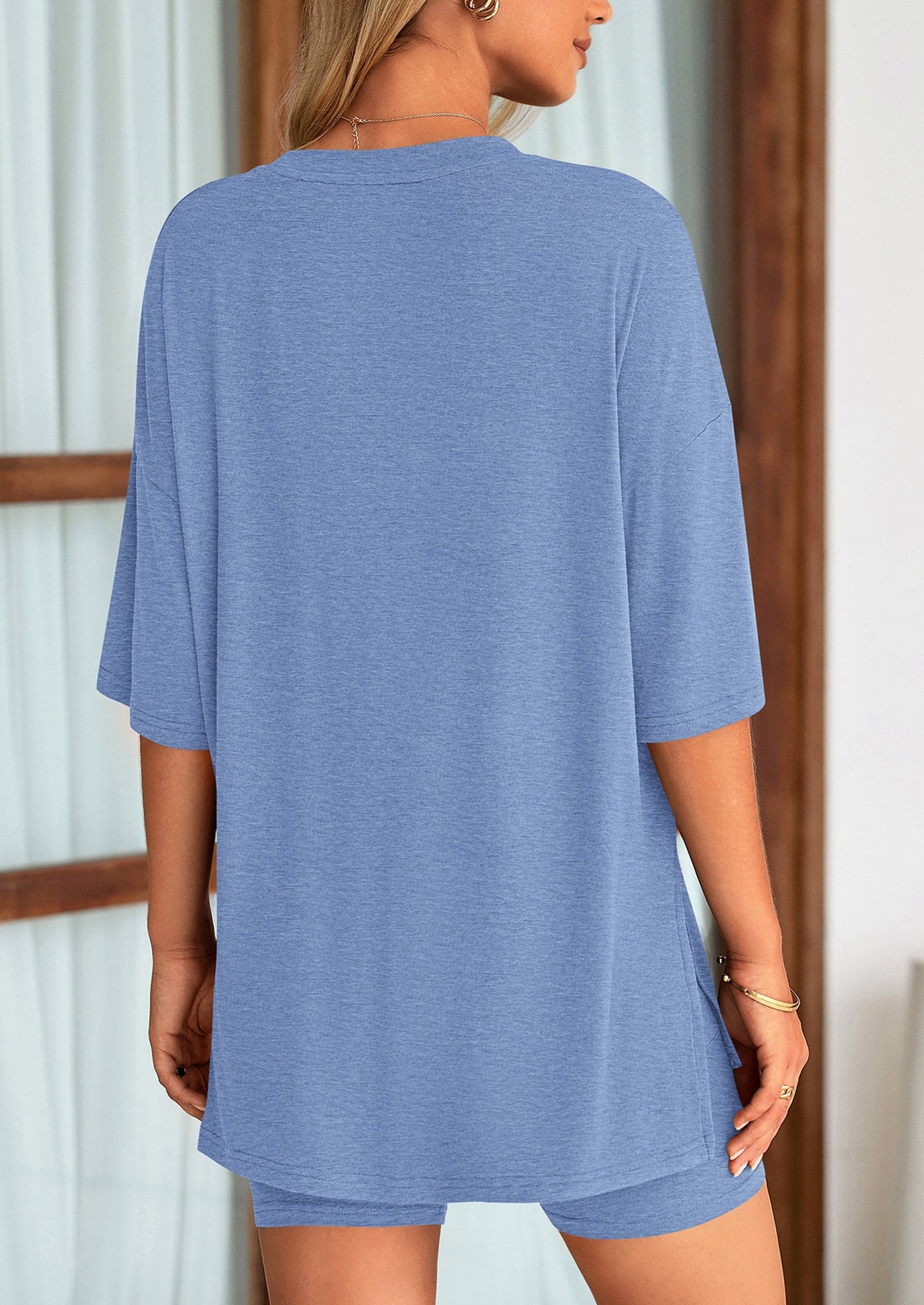 Oversized Set - Soft Tee & Stretch Shorts