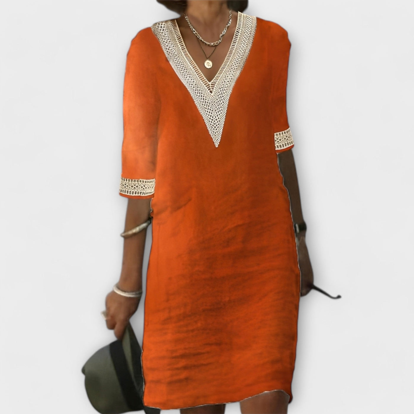 Marijke | Cotton Linen Dress