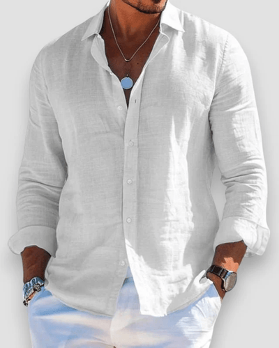Linen Button-Up Shirt