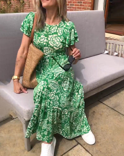 Floral Print Maxi Dress