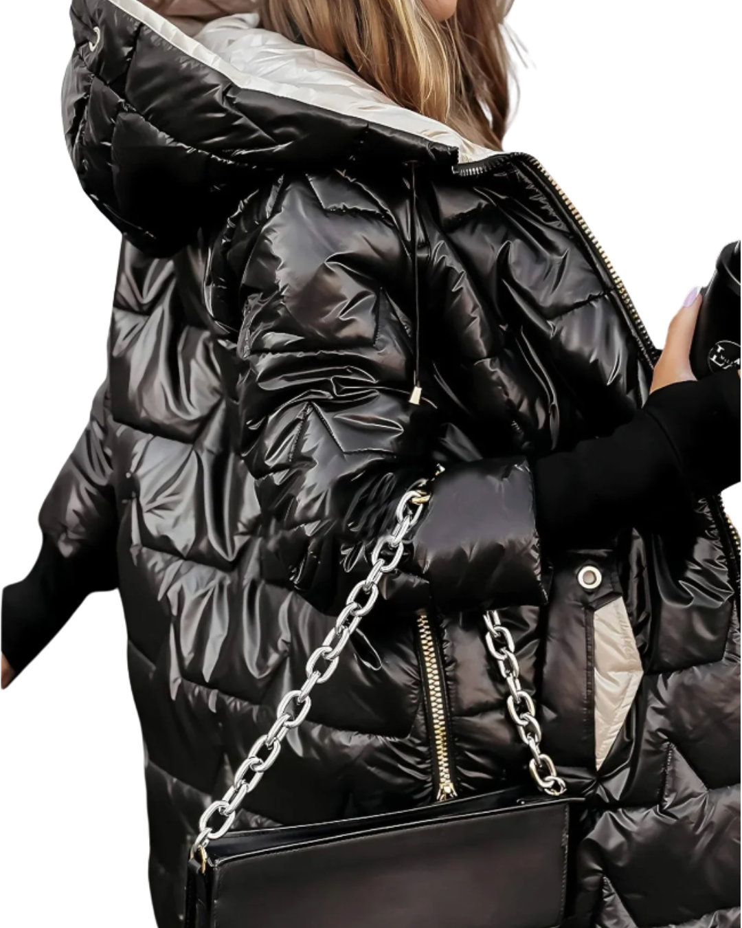 Nolwen | Elegant Winter Coat with Hood and Padding