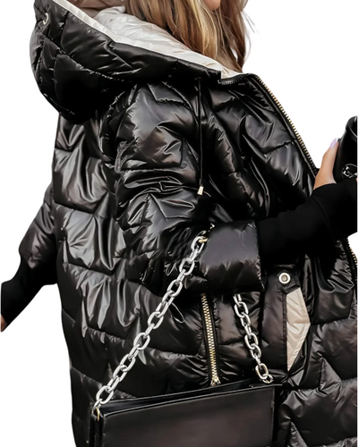 Nolwen | Elegant Winter Coat with Hood and Padding
