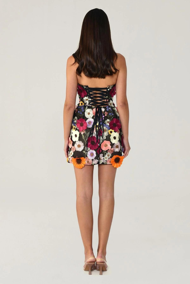 Arinze | Floral Corset Dress