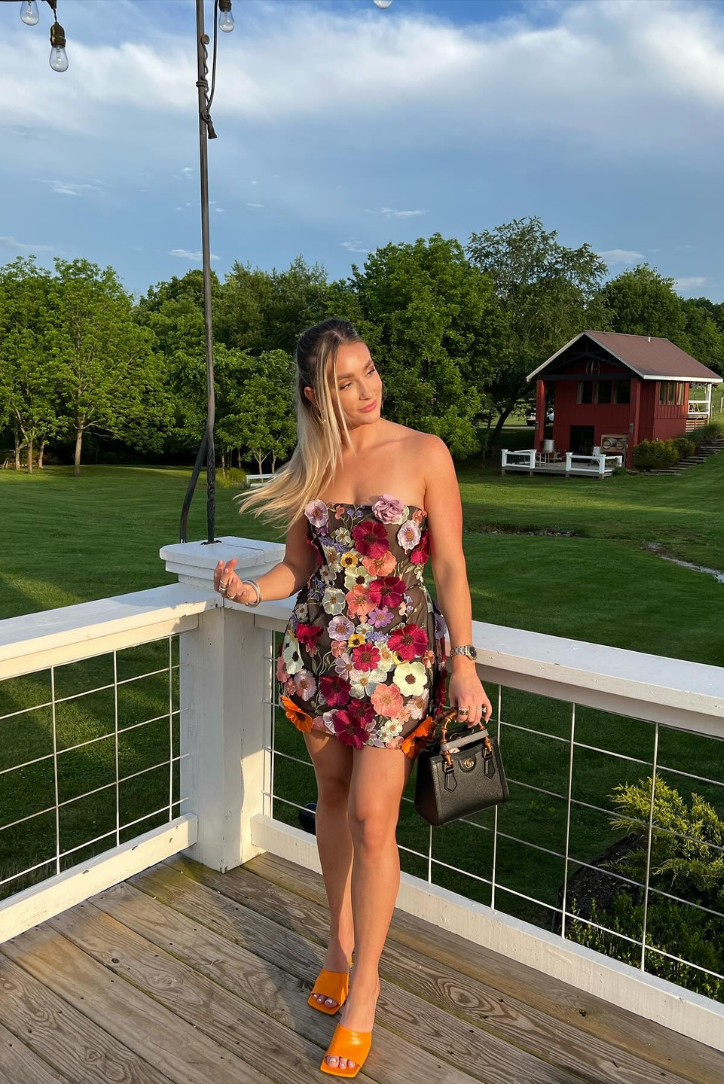 Arinze | Floral Corset Dress