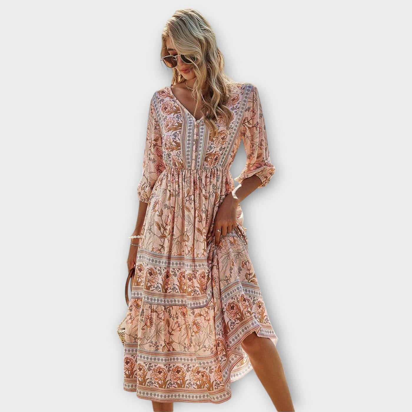Xandra - Floral Print Dress