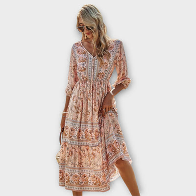 Xandra - Floral Print Dress