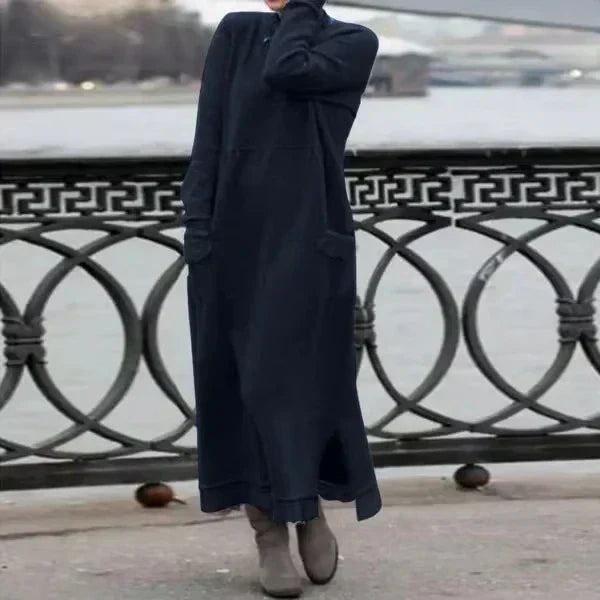 Wool & Cotton Maxi Dress
