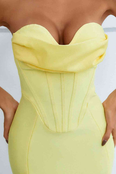 Bodycon Corset Midi Dress