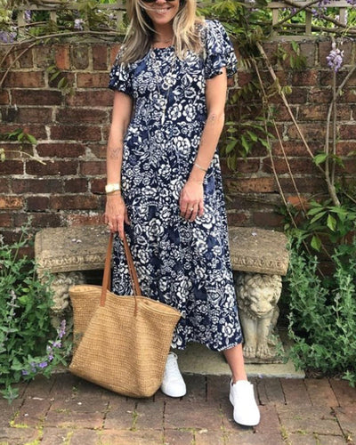 Floral Print Maxi Dress