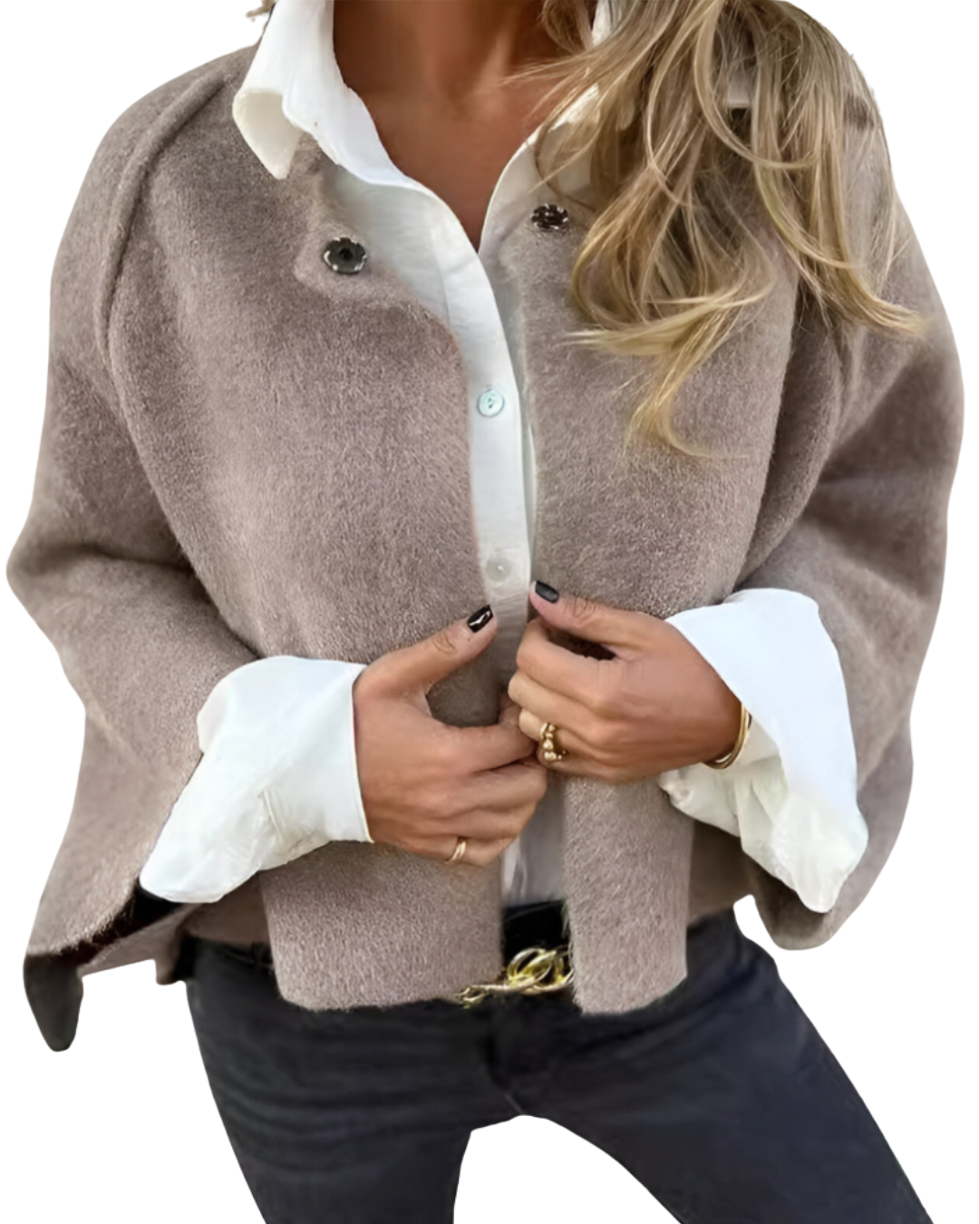 Lina | Elegant Coat with Flared Sleeves