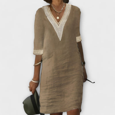 Marijke | Cotton Linen Dress